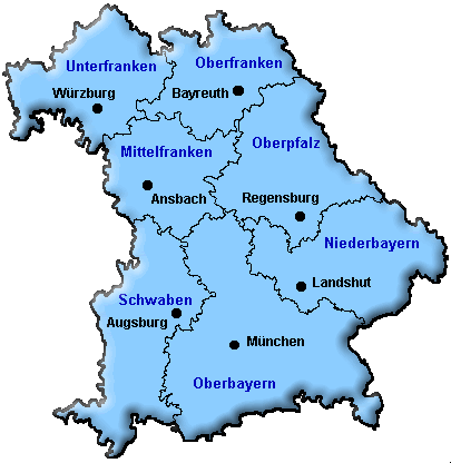 Bayerische Bezirke